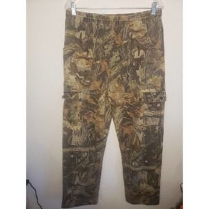 COMMANDER Advantage Timber Camo Pants Draw String Mens Medium 34-36 28" inseam